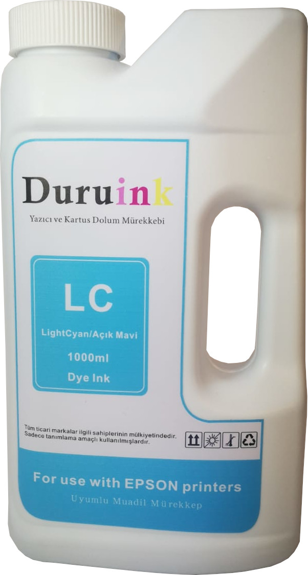 DURUINK EPSON  L1300 UYUMLU MÜREKKEP SETİ  6 RENK 6X1000ML
