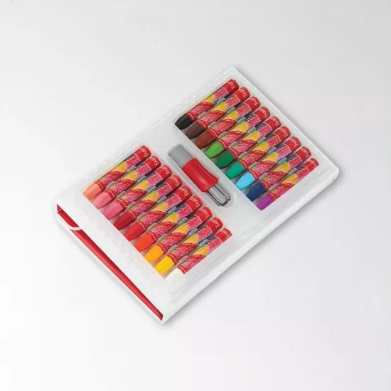 Faber Castell Pastel Boya Çantalı 18 Renk – Pratik Taşıma, Canlı ve Yumuşak Renkler