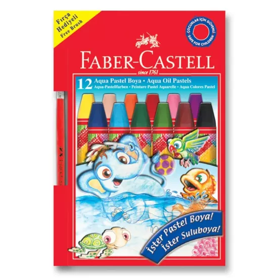 Faber Castell Aqua Pastel Boya – Suyla Karışabilen Yumuşak ve Canlı Renkler