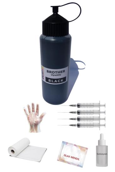 Duruink Brother MFC 4500DW Uyumlu 500ml Siyah Mürekkep Dolum Seti