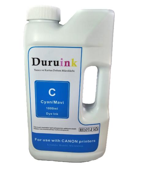 DURUINK CANON UYUMLU MAVİ/CYAN 1 KOLİ MÜREKKEP 1 LTX20 AD.