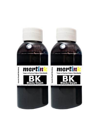 MERTINK HP 6940 6980 100 (343 337) KARTUŞ DOLUM SETİ 2x100ML SİYAH Kolay ve Hesaplı