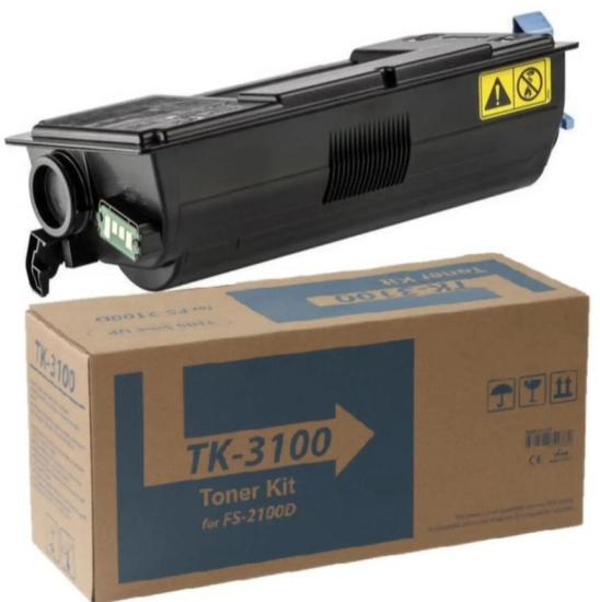 Kyocera TK-3100 M3040DN M3540N FS-2100DN  için Uyumlu Toner Kartuş A+ Kalite