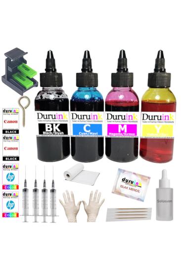 DURUINK HP 4658 5230 (302) KARTUŞ DOLUM SETİ 4X100ML Kolay ve Hesaplı