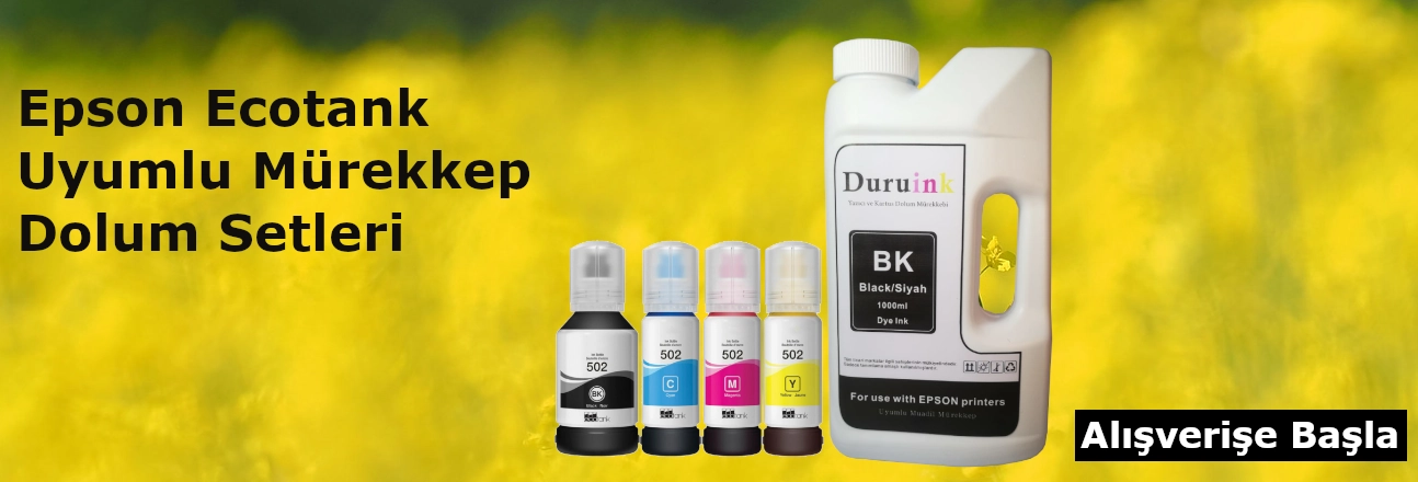 Epson Ecotank Mürekkep Setleri